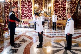 King Felipe Receiving Ambassadors Credentials - Madrid