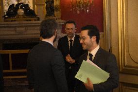 Handover Ceremony At Foreign Affairs Ministry - Paris