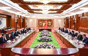 CHINA-BEIJING-ZHAO LEJI-BELGIAN PM-MEETING (CN)