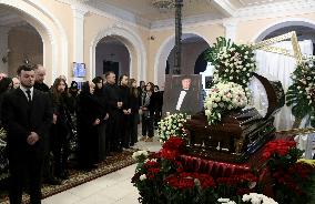 Farewell ceremony to Peoples Artist of Ukraine Vitaliy Bilonozhko in Kyiv