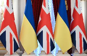 UK Prime Minister Rishi Sunak Visits Kyiv