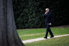 President Biden Departs White House