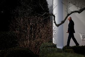 President Biden Departs White House