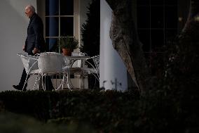 President Biden Departs White House