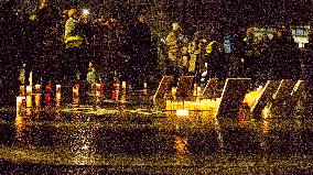 Vigil Mourning Death In Gaza In Cologne