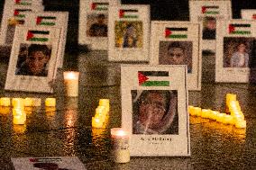 Vigil Mourning Death In Gaza In Cologne