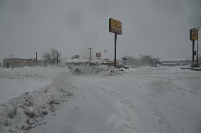 Blizzard Affects U.S. State Of Iowa