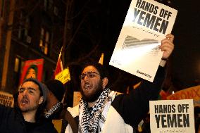 Rally In Support Of Yemen And Palestine