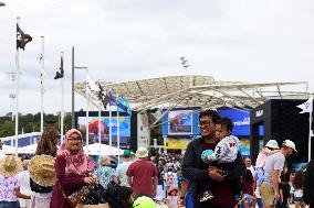 (SP)AUSTRALIA-MELBOURNE-TENNIS-AUSTRALIAN OPEN-KIDS TENNIS DAY