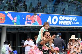 (SP)AUSTRALIA-MELBOURNE-TENNIS-AUSTRALIAN OPEN-KIDS TENNIS DAY