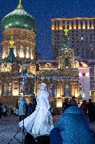 CHINA-HEILONGJIANG-HARBIN-SQUARE-CATHEDRAL-TOURISM (CN)