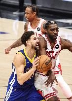 (SP)U.S.-CHICAGO-BASKETBALL-NBA-BULLS VS WARRIORS