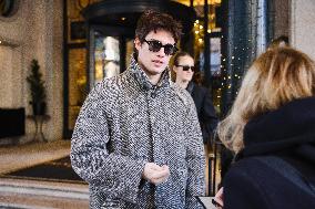 Nicholas Galitzine Celebrity Sightings In Milan