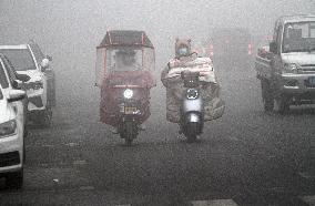 Heavy Fog Hit Linyi