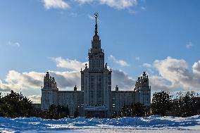 RUSSIA-MOSCOW-WINTER-SCENERY