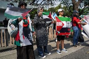 Global Day Of Action For Gaza In Bangkok.