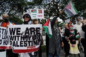 Global Day Of Action For Gaza In Bangkok.