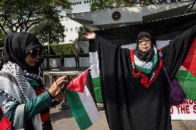 Global Day Of Action For Gaza In Bangkok.