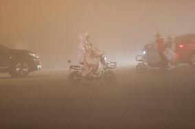 Heavy Fog Hit Lianyungang