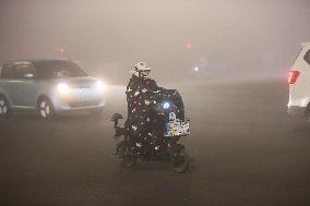 Heavy Fog Hit Lianyungang