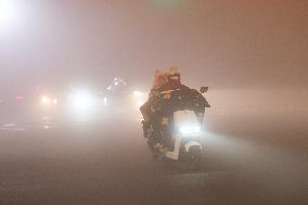 Heavy Fog Hit Lianyungang