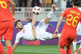 (SP)QATAR-DOHA-FOOTBALL-AFC ASIAN CUP-GROUP A-CHINA VS TAJIKISTAN