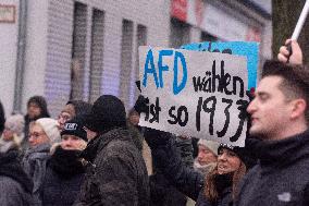 Protest Against Alternative for Germany (AfD) In Duisburg, Germany