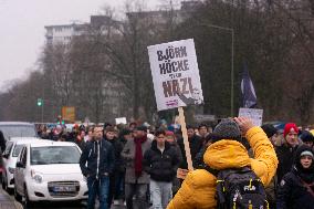 Protest Against Alternative for Germany (AfD) In Duisburg, Germany