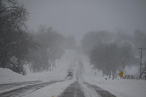 Blizzard Conditions Affect Johnson County Iowa