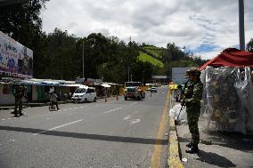 Colombia - Ecuador Border Amid Internal Armed Conflict As Narco Violence Spreads Across The Country