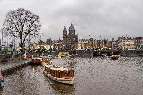 General View Of Amsterdam City