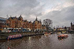 General View Of Amsterdam City