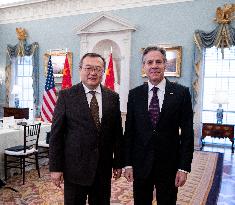 U.S.-WASHINGTON, D.C.-CHINA-LIU JIANCHAO-BLINKEN-MEETING