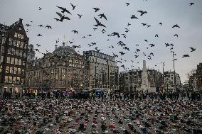 Memorial Event For Children Died In Gaza - Amsterdam