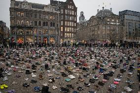 Memorial Event For Children Died In Gaza - Amsterdam