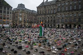 Memorial Event For Children Died In Gaza - Amsterdam