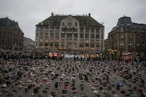 Memorial Event For Children Died In Gaza - Amsterdam