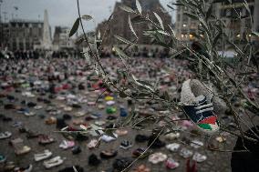 Memorial Event For Children Died In Gaza - Amsterdam