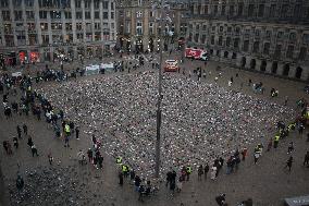 Memorial Event For Children Died In Gaza - Amsterdam