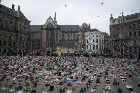 Memorial Event For Children Died In Gaza - Amsterdam