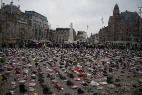 Memorial Event For Children Died In Gaza - Amsterdam