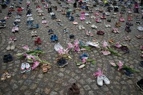 Memorial Event For Children Died In Gaza - Amsterdam