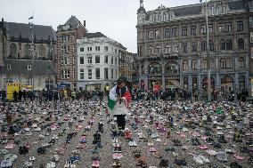 Memorial Event For Children Died In Gaza - Amsterdam