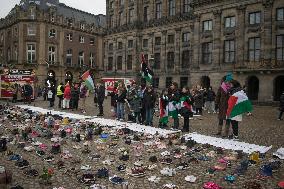 Memorial Event For Children Died In Gaza - Amsterdam