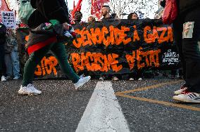 Demonstration In Support Of Gaza And All Palestine - Toulouse