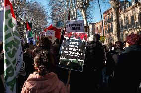 Demonstration In Support Of Gaza And All Palestine - Toulouse