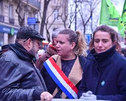 Demonstration For A Ceasefire In Gaza - Paris