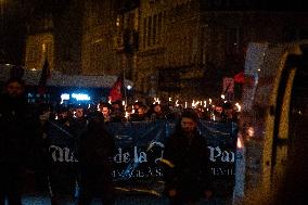 Ultra-Right March In Homage To Sainte Genevieve - Paris