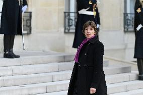 European Polititians Arrive At The French Presidential Elysee Palace
