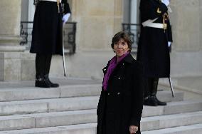 European Polititians Arrive At The French Presidential Elysee Palace